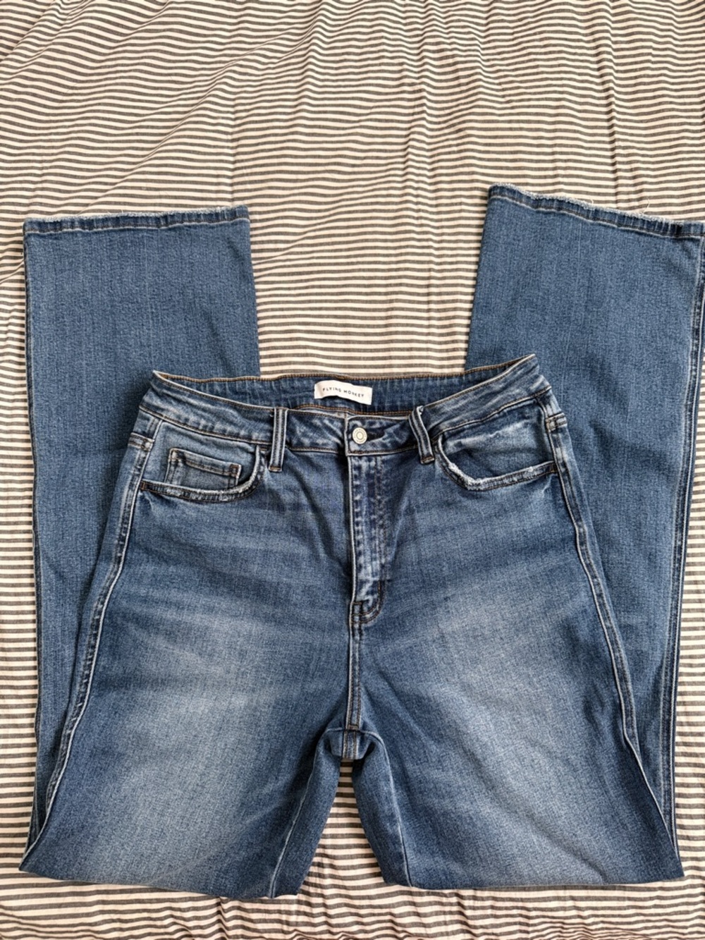 Straight-Leg Blue Women’s Jeans